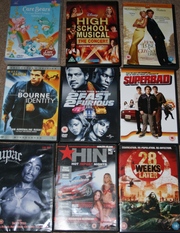 A selection of DVD's